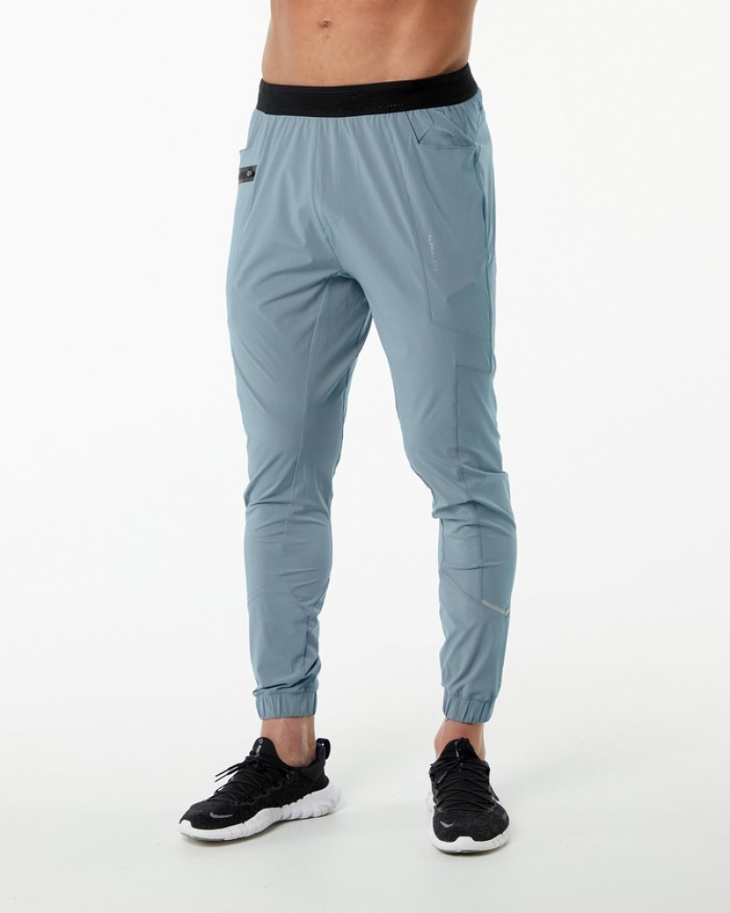 Pantaloni Jogger Barbati Alphalete Studio Albastri | 271305-XOU