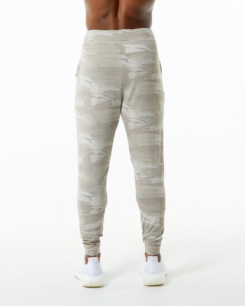 Pantaloni Jogger Barbati Alphalete Trace Camuflaj | 941835-OLC