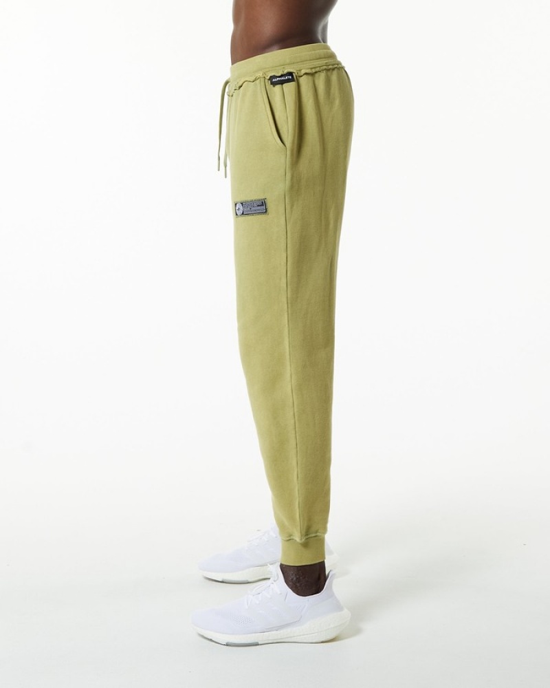 Pantaloni Jogger Barbati Alphalete Very Terry Verzi | 531709-AMY