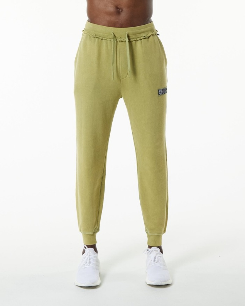 Pantaloni Jogger Barbati Alphalete Very Terry Verzi | 531709-AMY