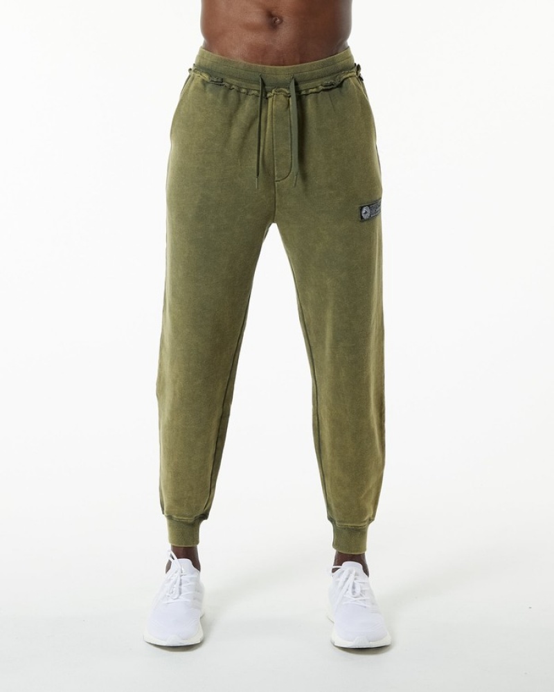 Pantaloni Jogger Barbati Alphalete Very Terry Verzi | 598643-IJA