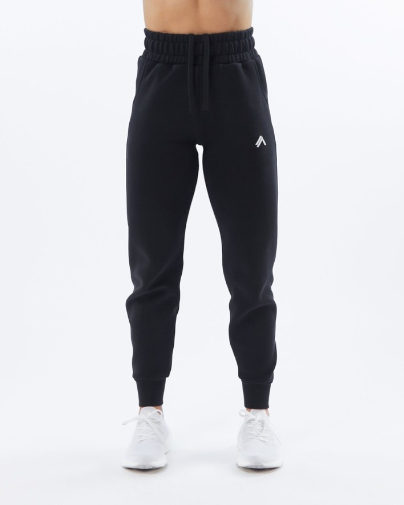 Pantaloni Jogger Dama Alphalete ELMTS Cuffed Negrii | 521736-CSN