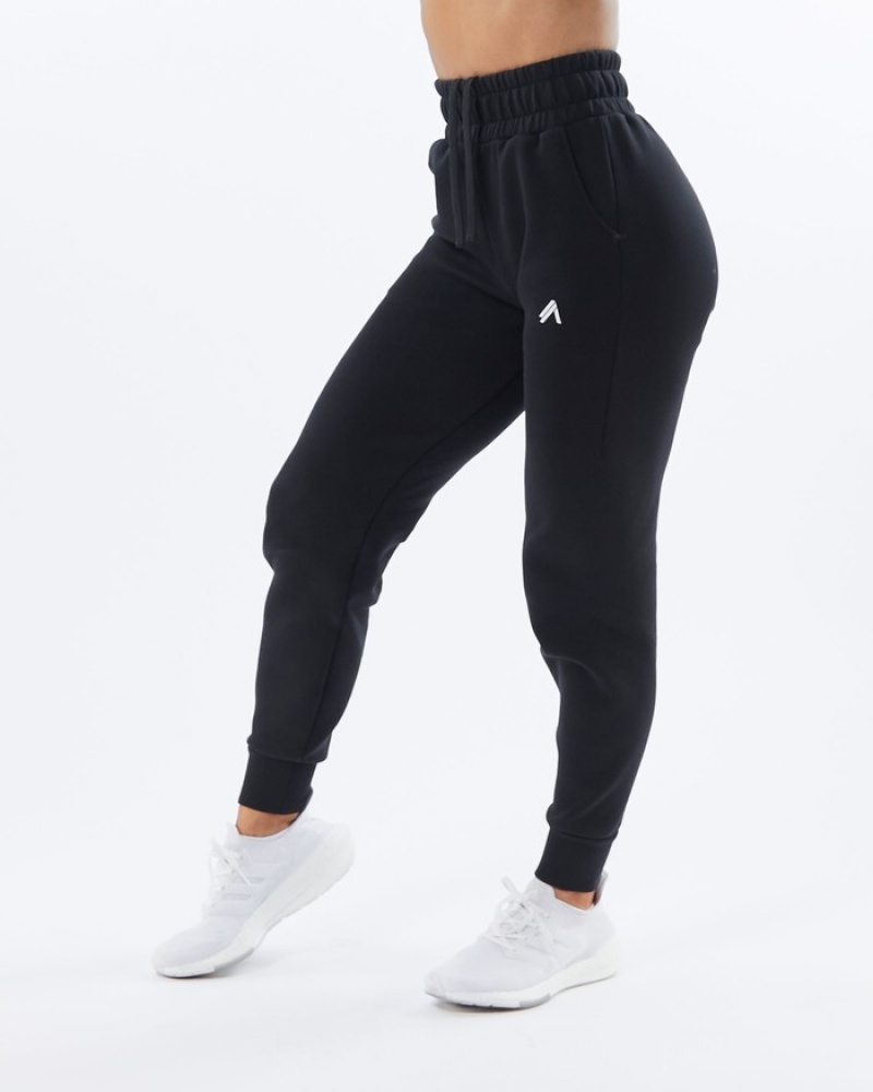 Pantaloni Jogger Dama Alphalete ELMTS Cuffed Negrii | 521736-CSN