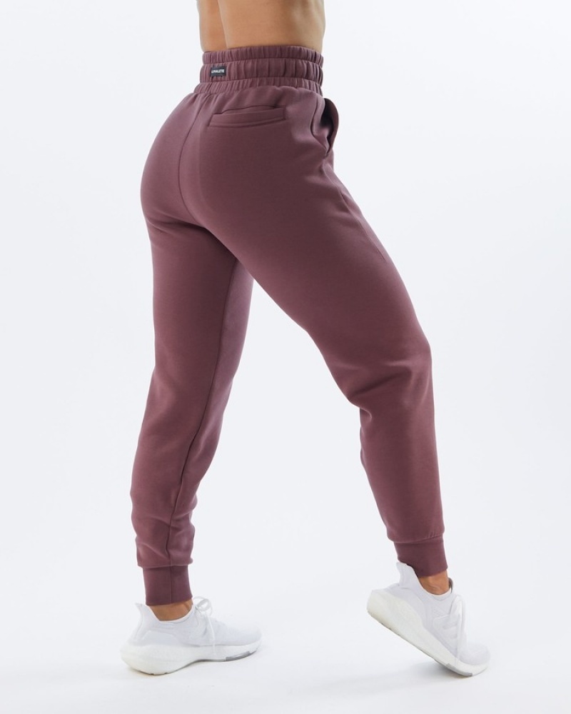 Pantaloni Jogger Dama Alphalete ELMTS Cuffed Violet | 965283-DJF