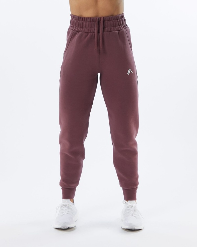 Pantaloni Jogger Dama Alphalete ELMTS Cuffed Violet | 965283-DJF