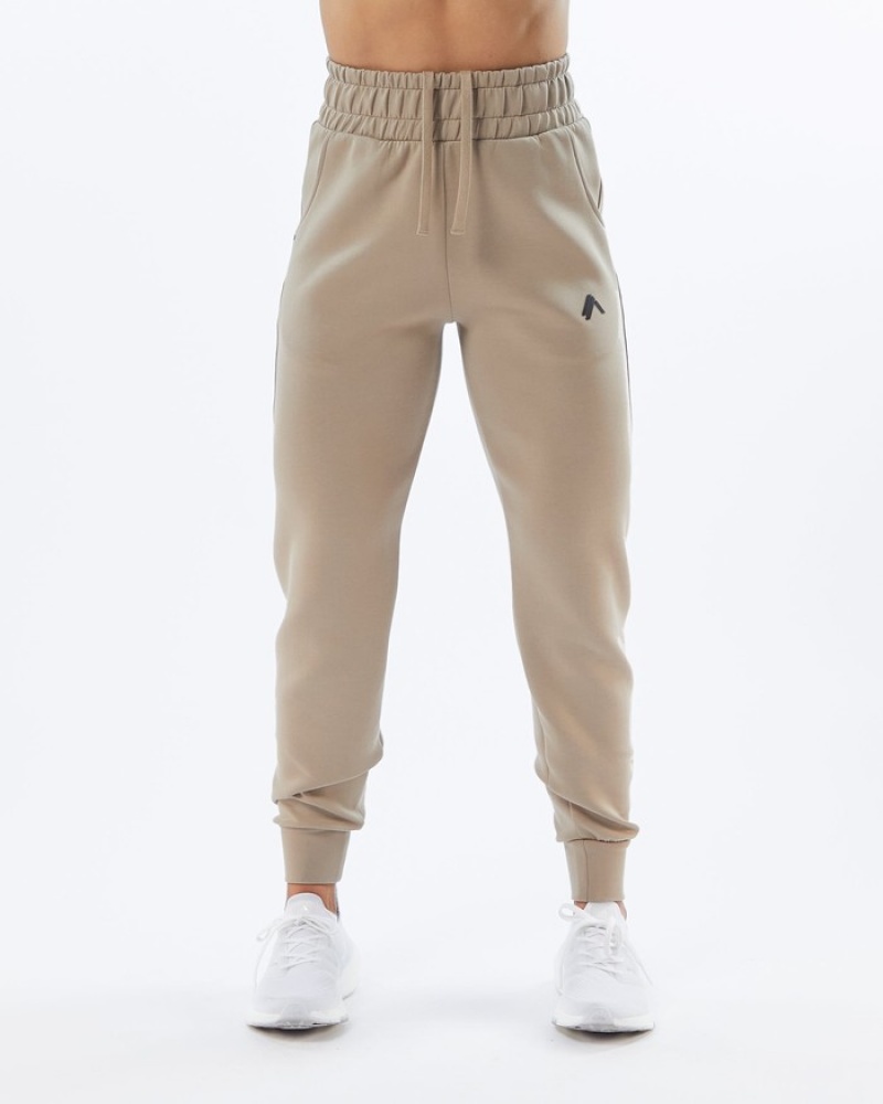 Pantaloni Jogger Dama Alphalete ELMTS Cuffed Maro | 538194-TGS