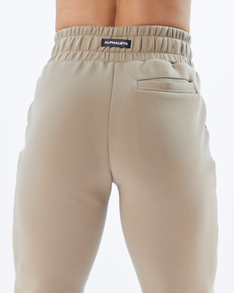 Pantaloni Jogger Dama Alphalete ELMTS Cuffed Maro | 538194-TGS