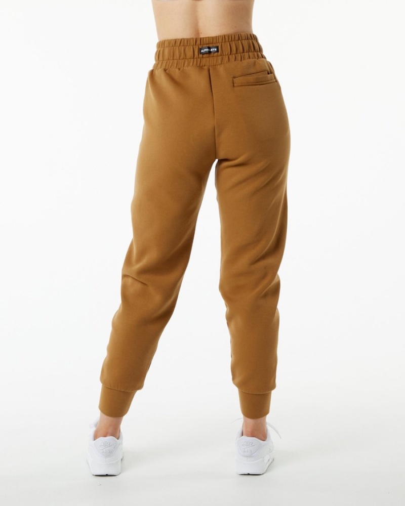 Pantaloni Jogger Dama Alphalete ELMTS Cuffed Kaki | 170325-FBC