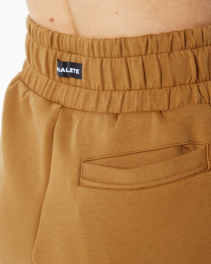 Pantaloni Jogger Dama Alphalete ELMTS Cuffed Kaki | 170325-FBC