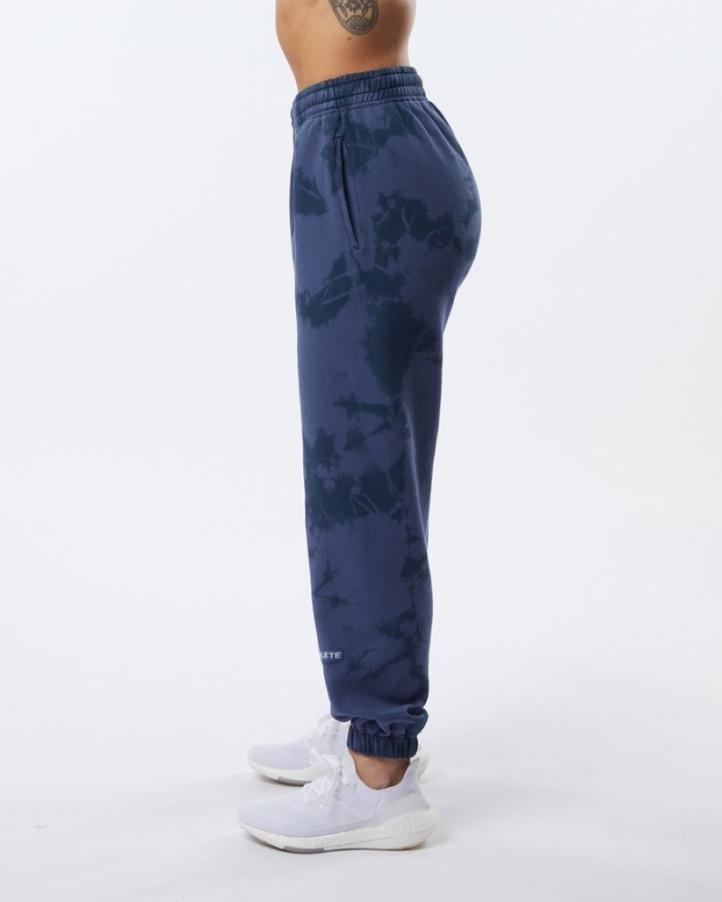 Pantaloni Jogger Dama Alphalete HCTS Bleumarin | 529401-SZM