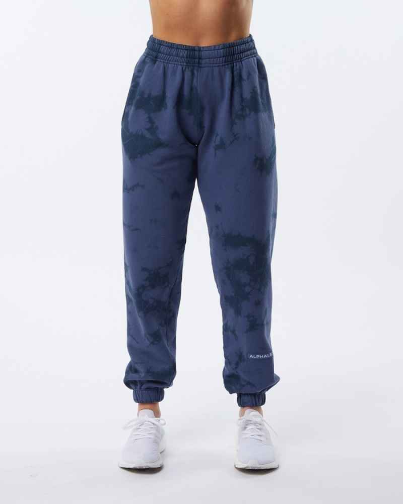 Pantaloni Jogger Dama Alphalete HCTS Bleumarin | 529401-SZM