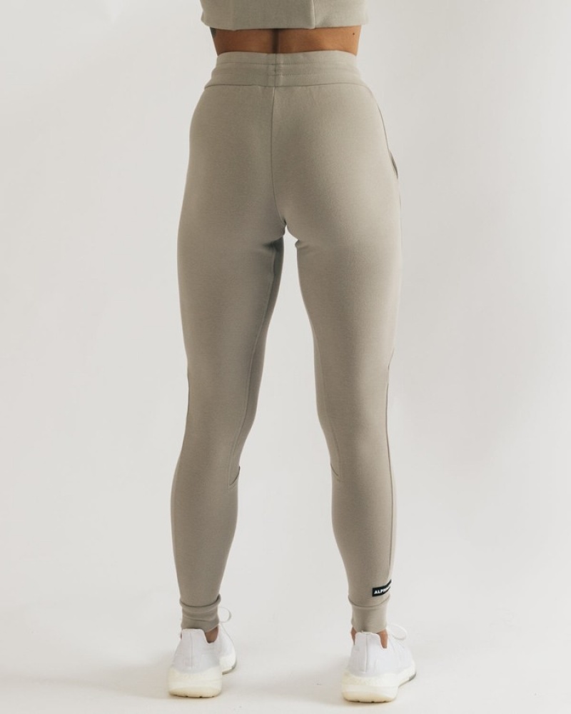 Pantaloni Jogger Dama Alphalete Identity Gri | 152479-RMX