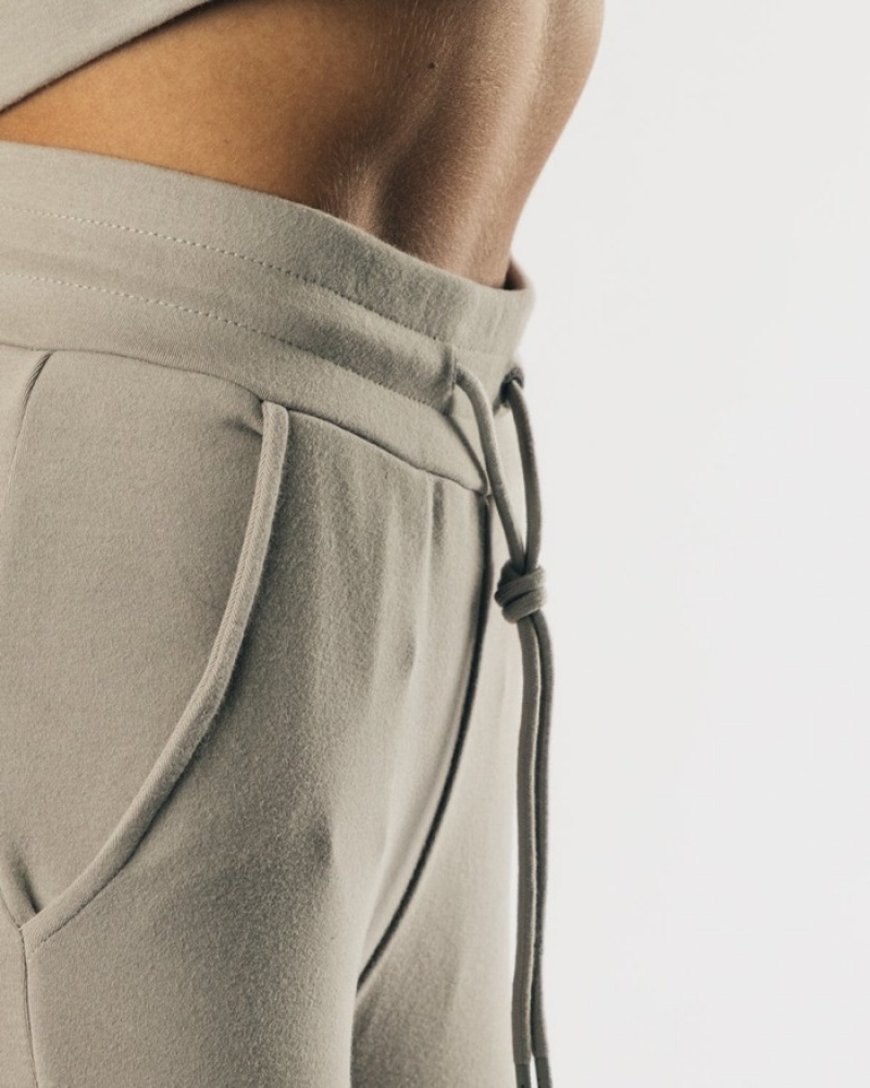 Pantaloni Jogger Dama Alphalete Identity Gri | 152479-RMX