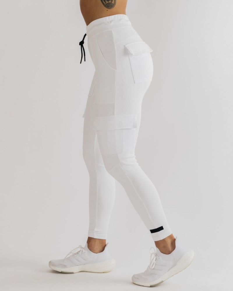 Pantaloni Jogger Dama Alphalete Identity Cargo Albi | 342659-ZQG