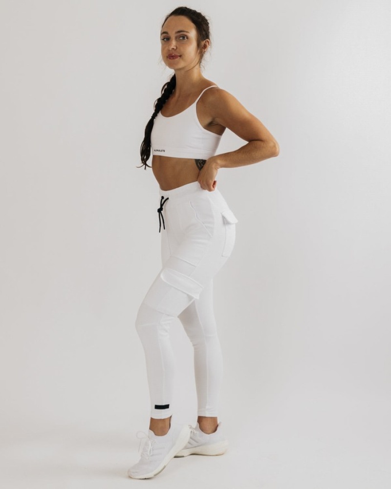 Pantaloni Jogger Dama Alphalete Identity Cargo Albi | 342659-ZQG