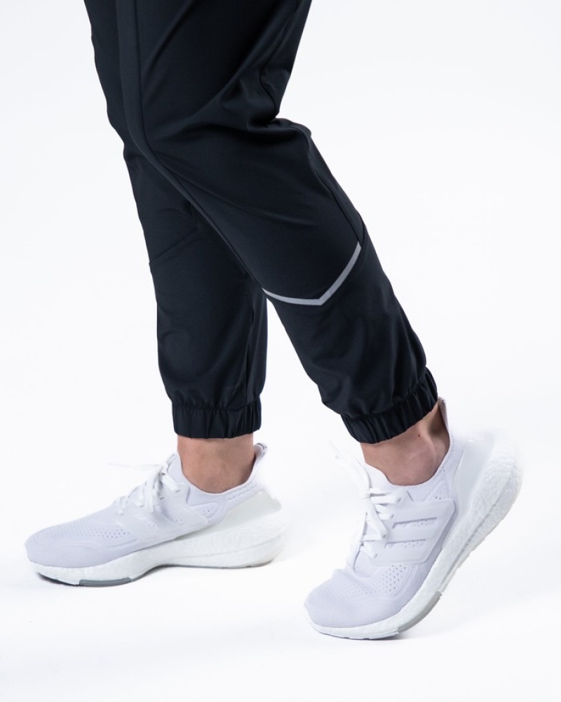 Pantaloni Jogger Dama Alphalete Studio Negrii | 708124-WJP