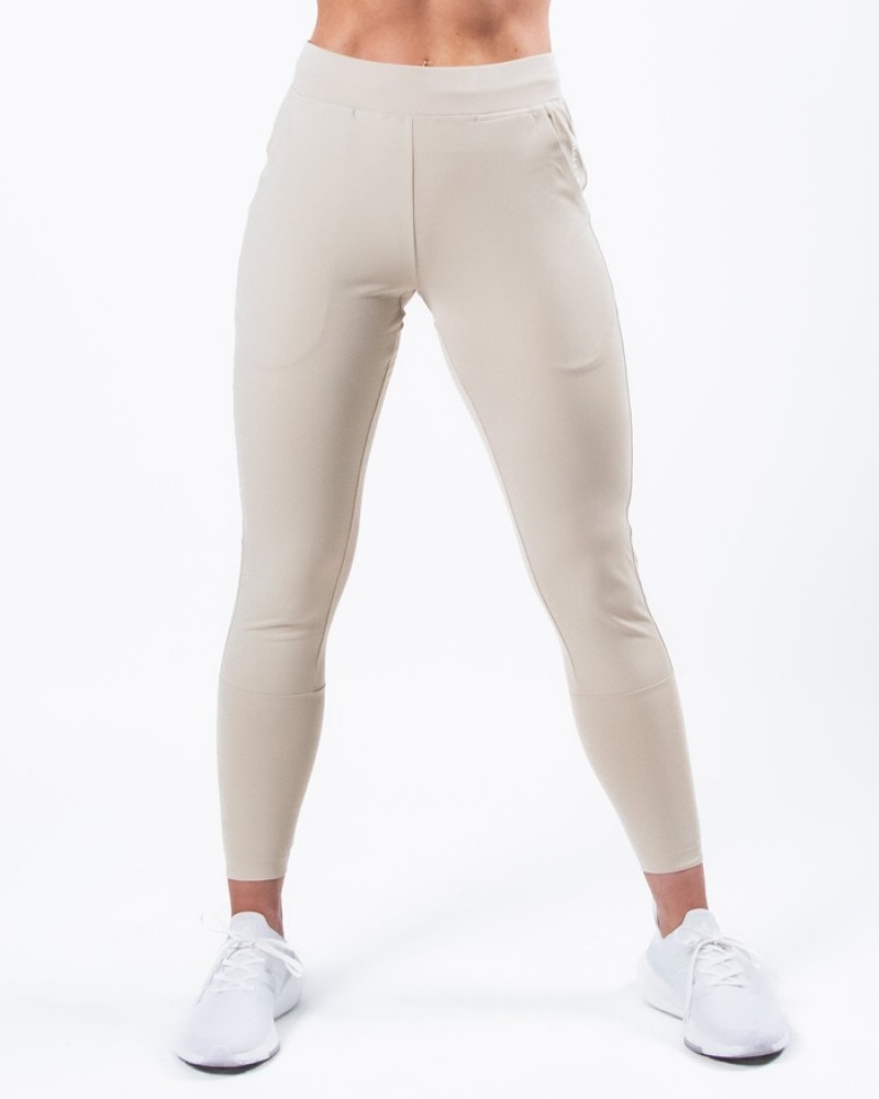 Pantaloni Jogger Dama Alphalete Trace Albi | 802943-TJB