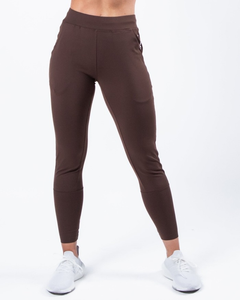 Pantaloni Jogger Dama Alphalete Trace Cafe | 543890-GBM
