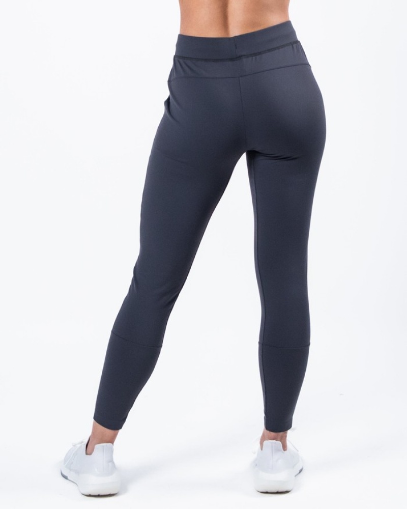 Pantaloni Jogger Dama Alphalete Trace Gri | 246908-IFK