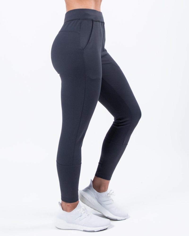 Pantaloni Jogger Dama Alphalete Trace Gri | 246908-IFK