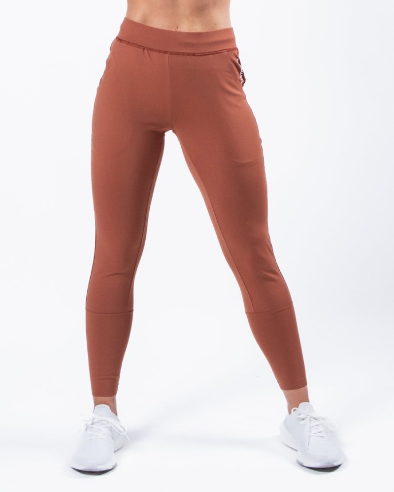 Pantaloni Jogger Dama Alphalete Trace Maro | 487360-ZWY