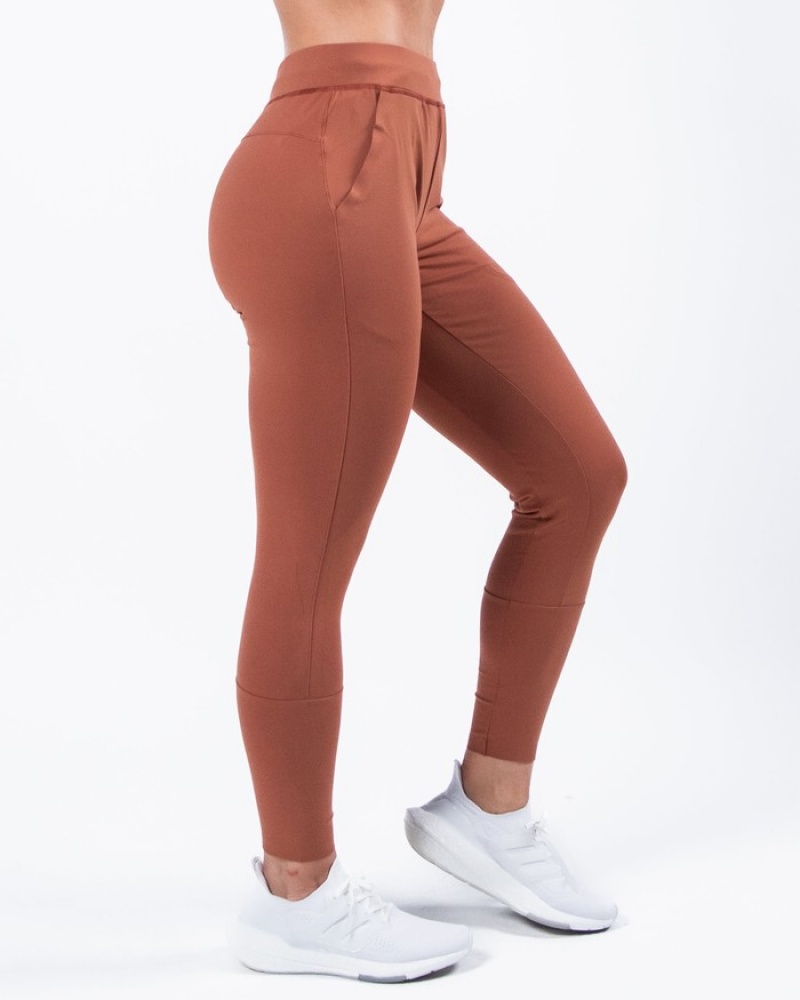 Pantaloni Jogger Dama Alphalete Trace Maro | 487360-ZWY