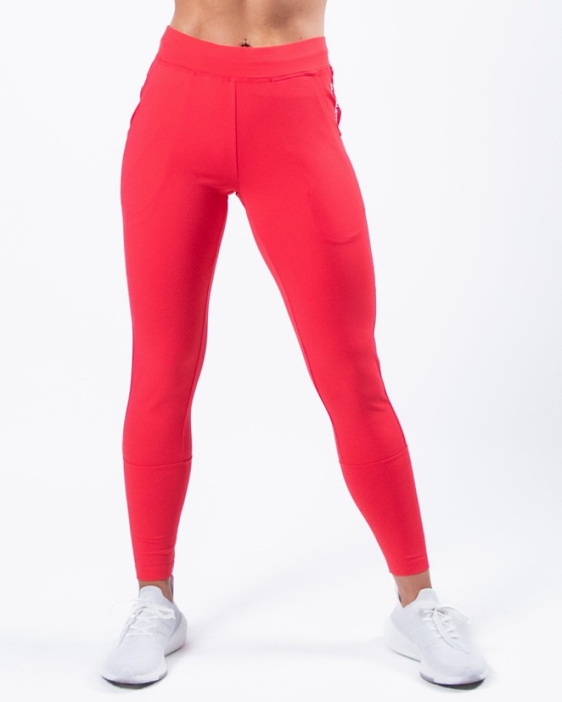 Pantaloni Jogger Dama Alphalete Trace Roz | 689452-WYV