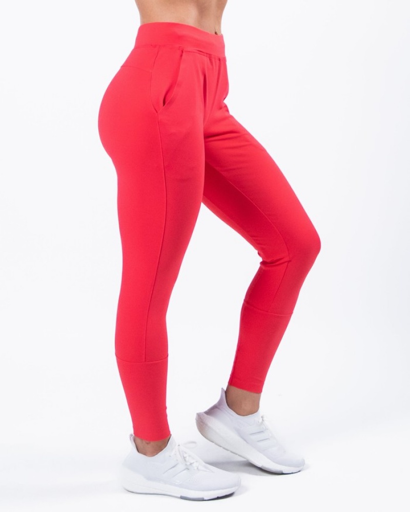 Pantaloni Jogger Dama Alphalete Trace Roz | 689452-WYV