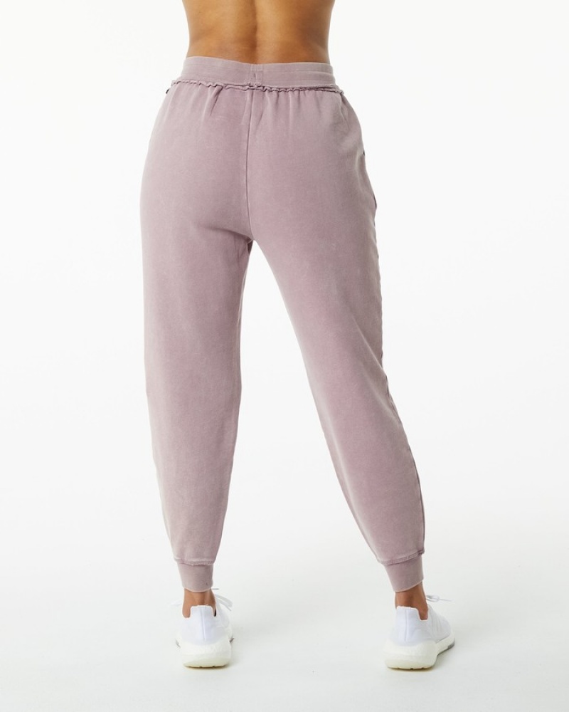 Pantaloni Jogger Dama Alphalete Very Terry Roz | 814735-YSF
