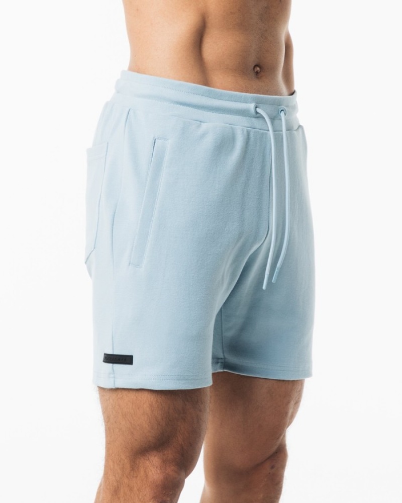 Pantaloni Scurti Barbati Alphalete Identity 6” Albastri | 042675-GZN
