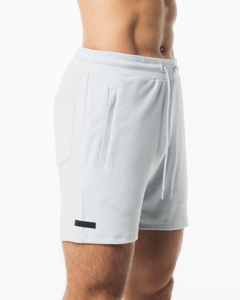 Pantaloni Scurti Barbati Alphalete Identity 6” Gri | 842197-ESK