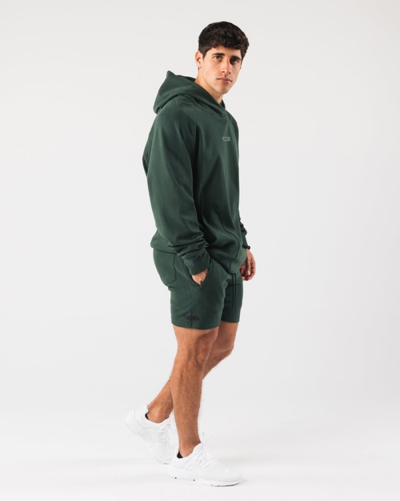 Pantaloni Scurti Barbati Alphalete Identity 6” Verzi | 165948-DHP