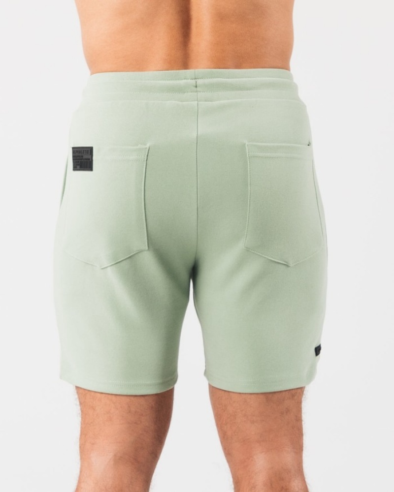 Pantaloni Scurti Barbati Alphalete Identity 6” Masline Verzi | 659487-LGM