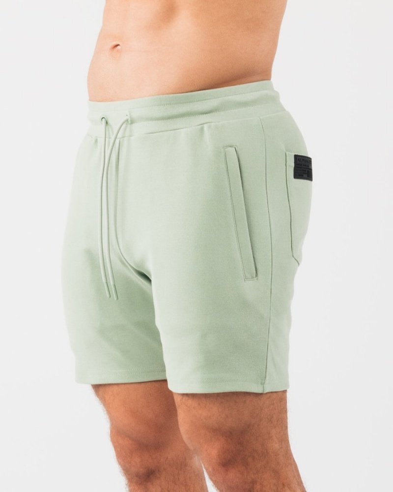 Pantaloni Scurti Barbati Alphalete Identity 6” Masline Verzi | 659487-LGM