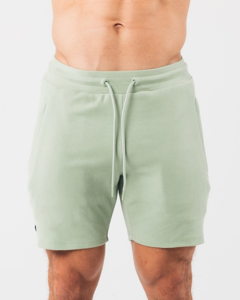 Pantaloni Scurti Barbati Alphalete Identity 6” Masline Verzi | 659487-LGM