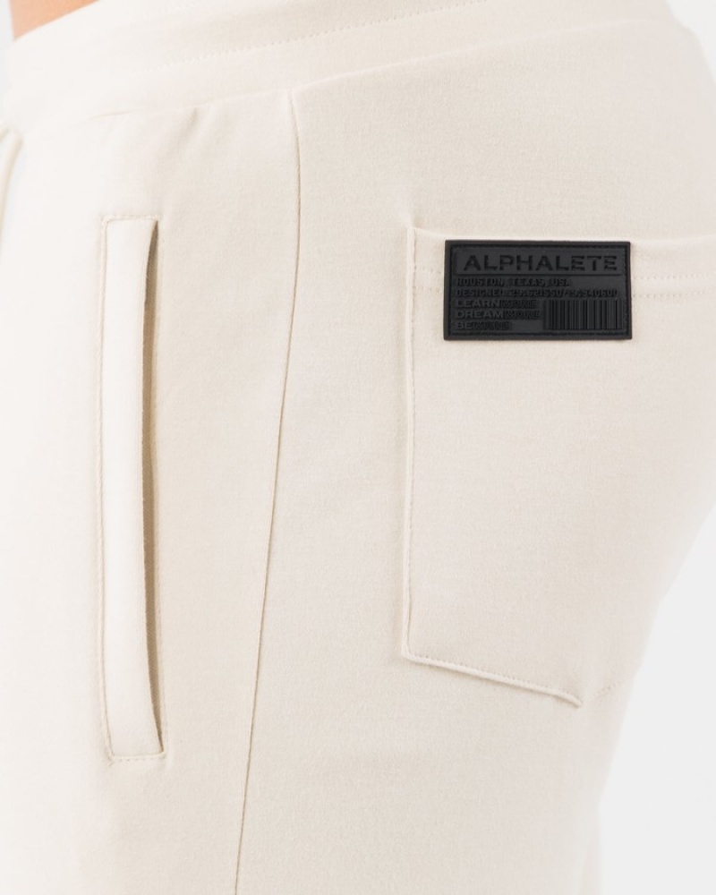 Pantaloni Scurti Barbati Alphalete Identity 6” Albi | 978150-AFN