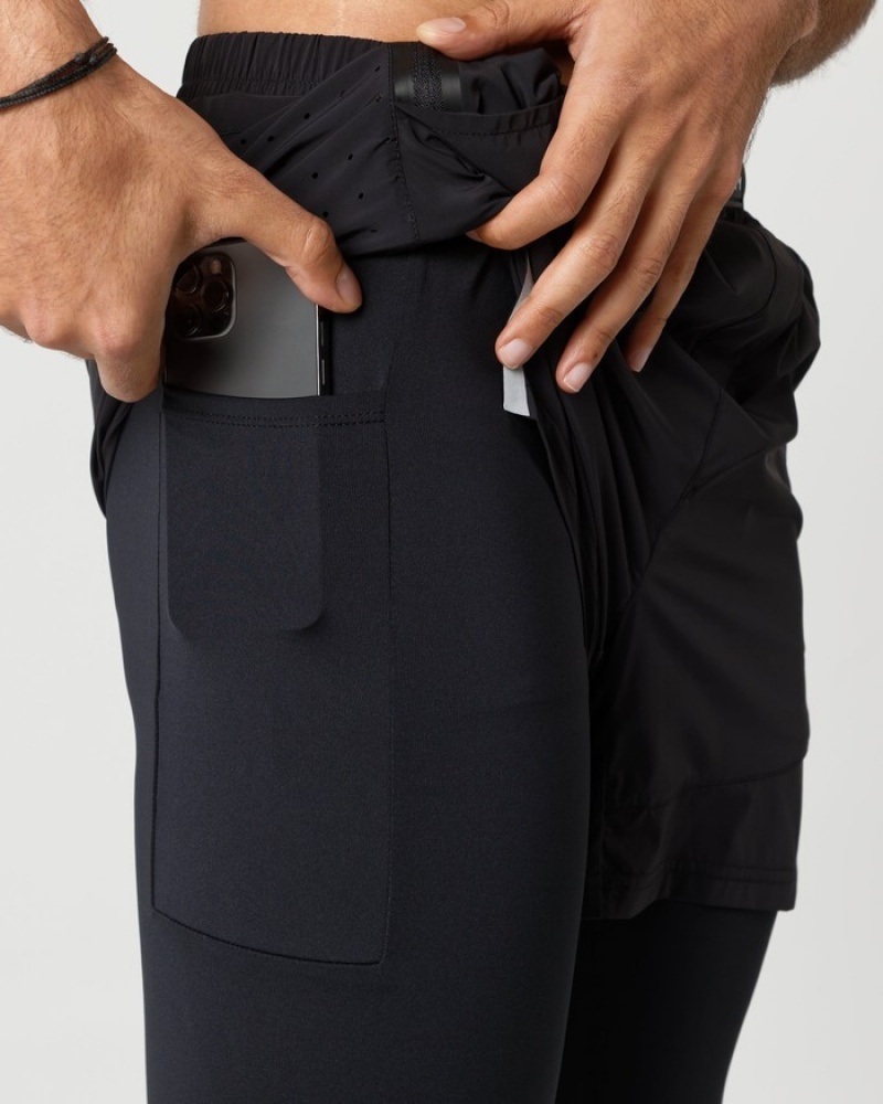 Pantaloni Scurti Barbati Alphalete Infinity 2-in-1 Speed 5.5