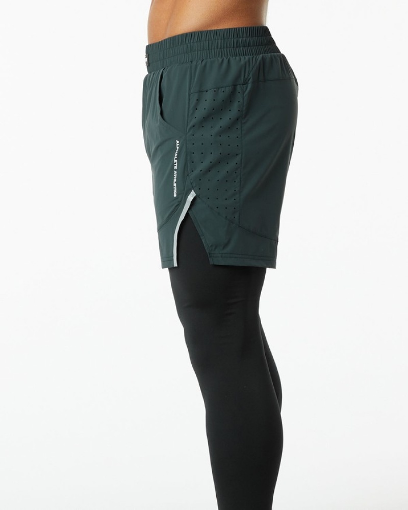 Pantaloni Scurti Barbati Alphalete Infinity 2-in-1 Speed 5.5