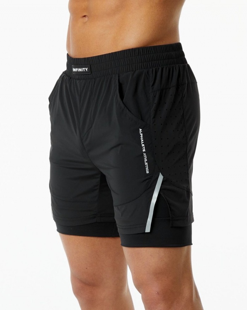 Pantaloni Scurti Barbati Alphalete Infinity Speed 5.5\