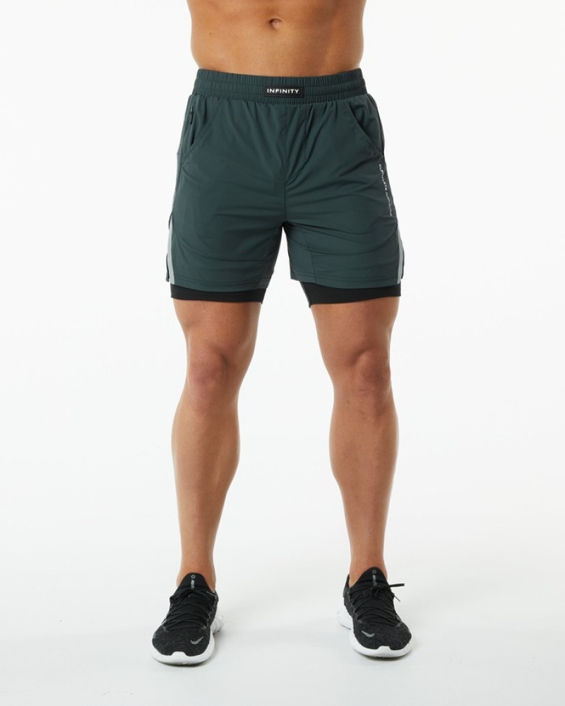 Pantaloni Scurti Barbati Alphalete Infinity Speed 5.5