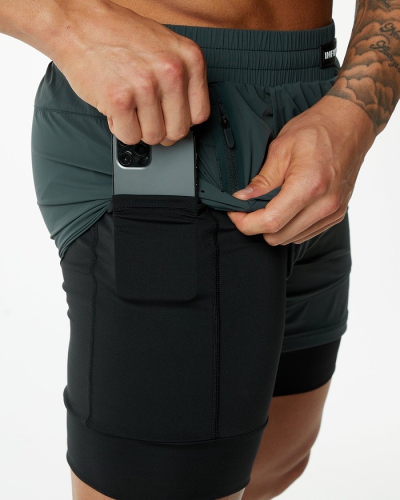 Pantaloni Scurti Barbati Alphalete Infinity Speed 5.5