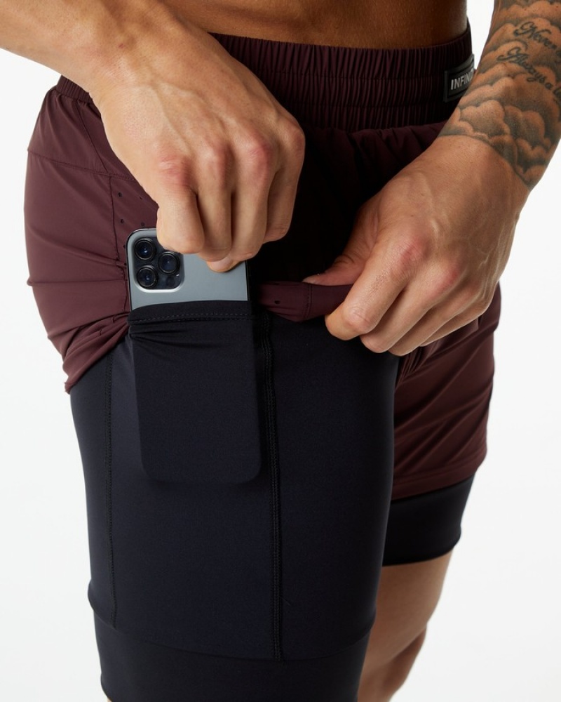 Pantaloni Scurti Barbati Alphalete Infinity Speed 5.5