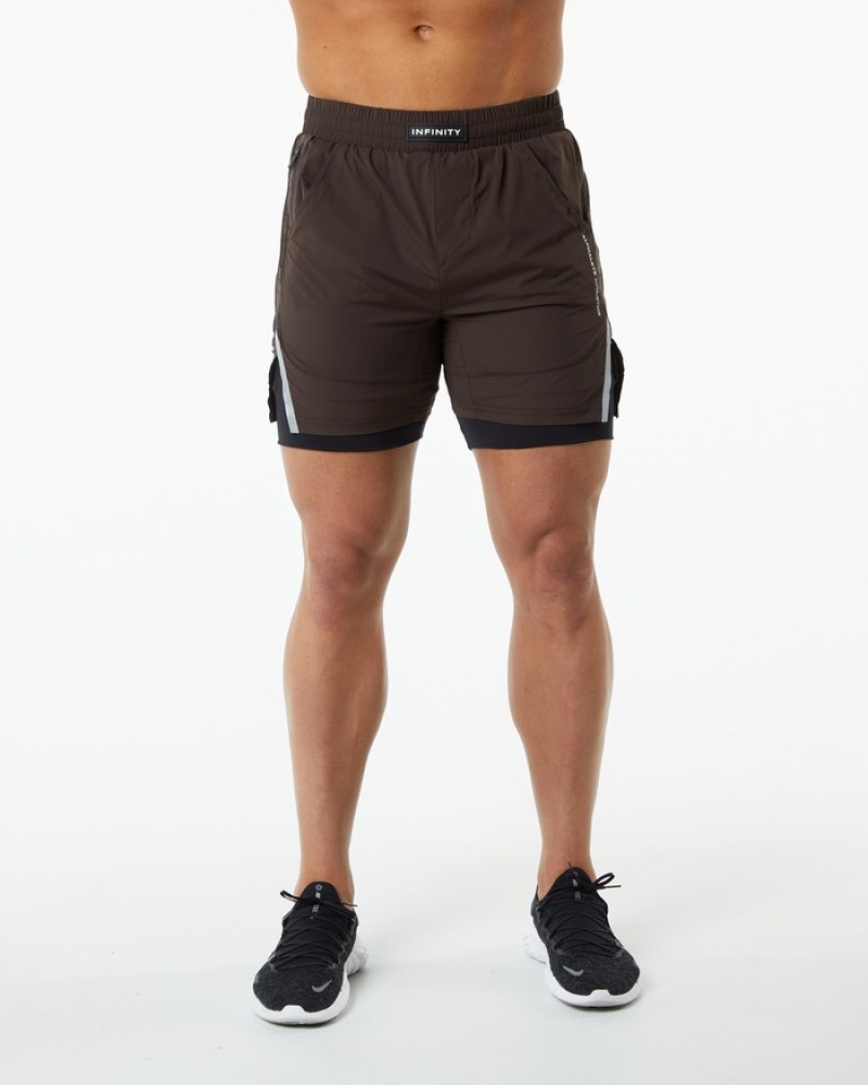 Pantaloni Scurti Barbati Alphalete Infinity Speed 5.5