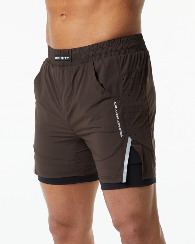 Pantaloni Scurti Barbati Alphalete Infinity Speed 5.5\