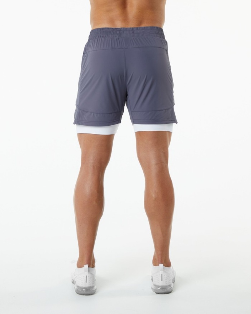 Pantaloni Scurti Barbati Alphalete Infinity Speed 5.5