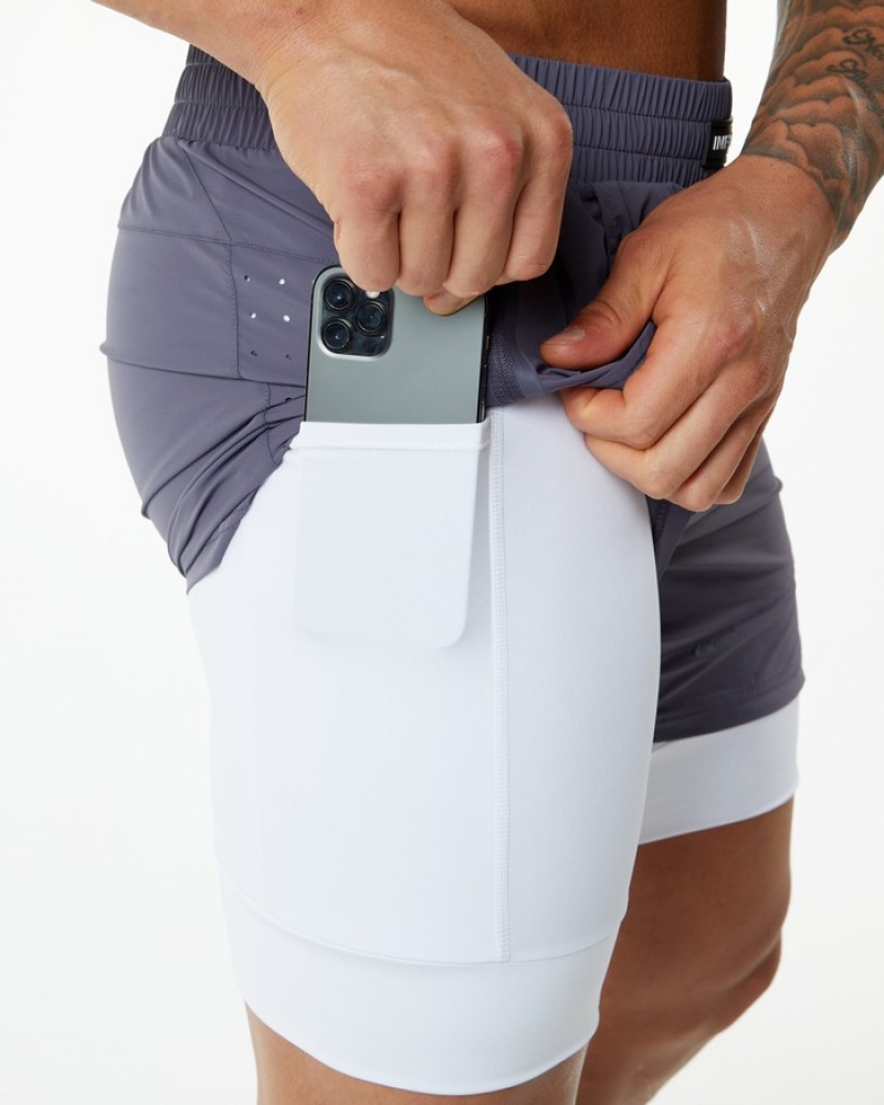 Pantaloni Scurti Barbati Alphalete Infinity Speed 5.5