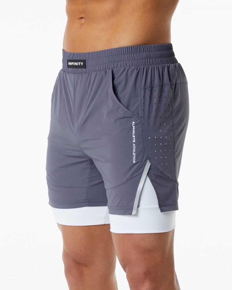 Pantaloni Scurti Barbati Alphalete Infinity Speed 5.5\