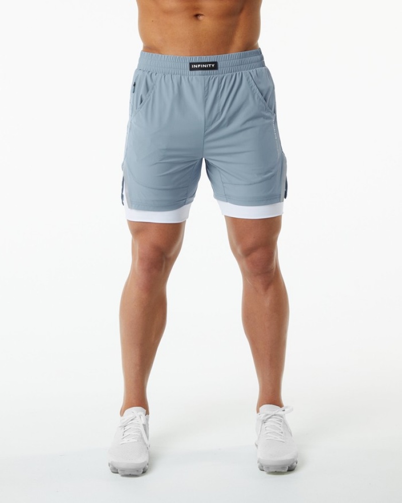 Pantaloni Scurti Barbati Alphalete Infinity Speed 5.5