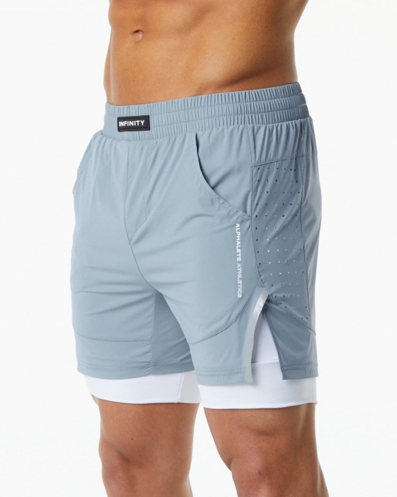 Pantaloni Scurti Barbati Alphalete Infinity Speed 5.5\