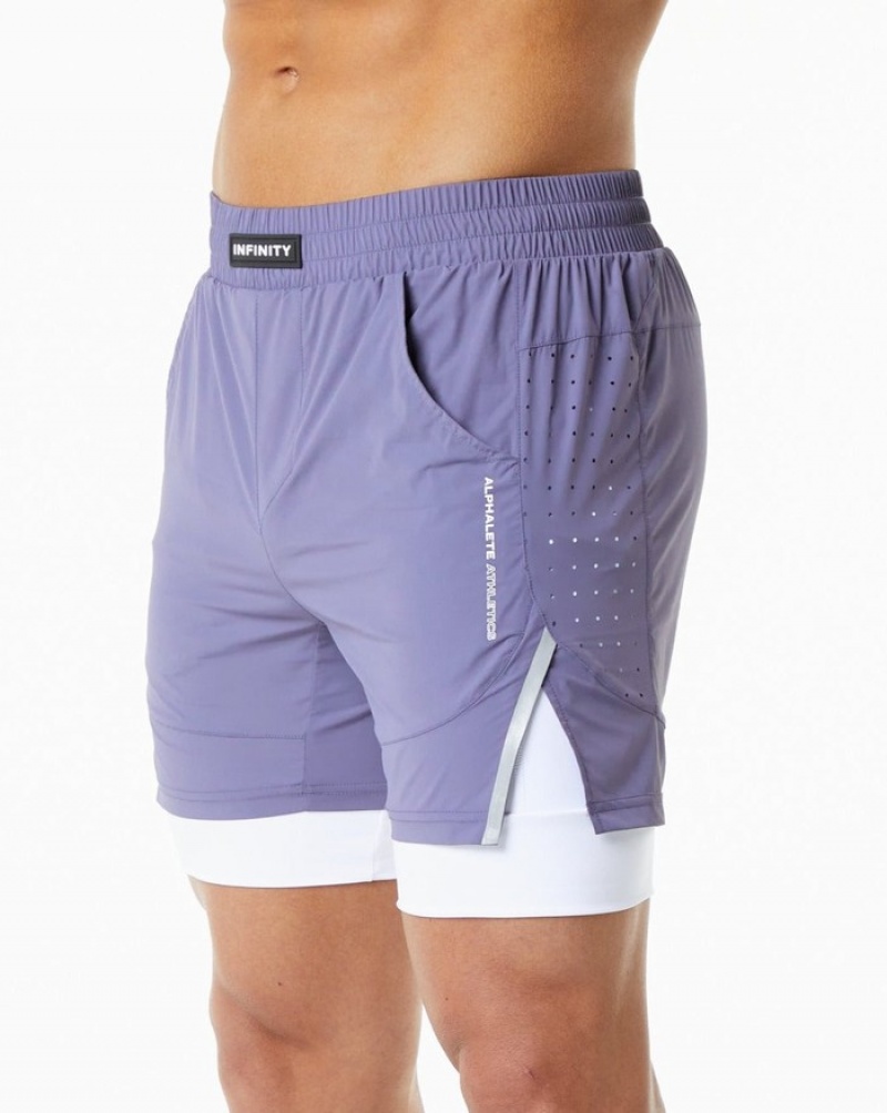 Pantaloni Scurti Barbati Alphalete Infinity Speed 5.5\